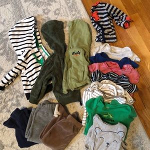 Lot of 9 mo baby clothes